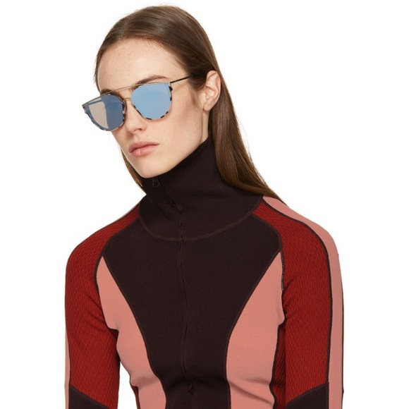 GENTLE MONSTER - Silver & Tortoiseshell Loe Sunglasses - Picture 3 of 10